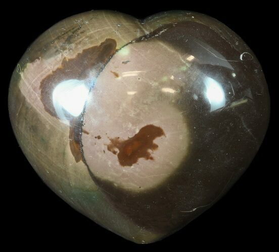 Polychrome Jasper Heart - Madagascar #62510